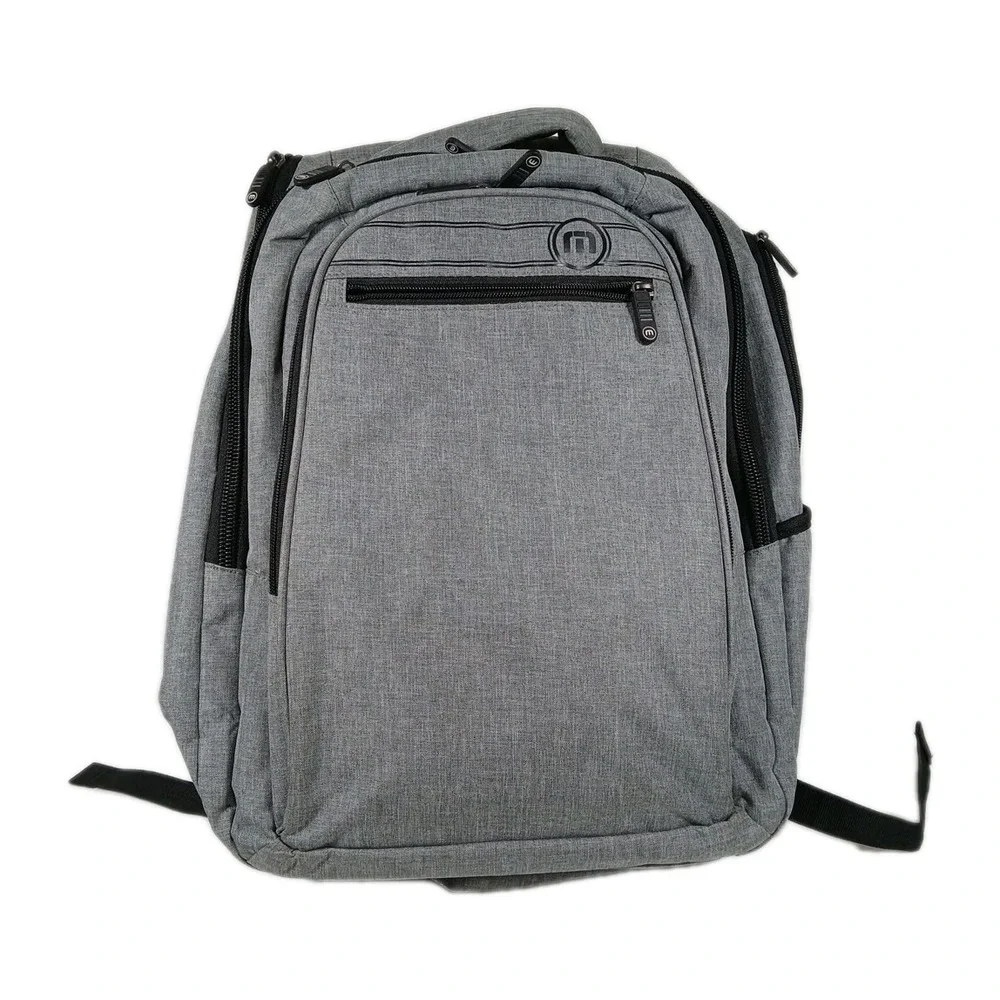 Travis Mathew The Go Laptop Backpack Gray Fleece Lined 12.5